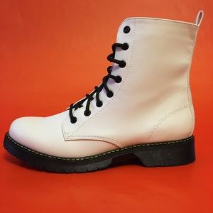 Faux White Dr.Martens